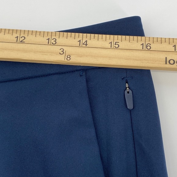 Lululemon Commission Pants Mens 31x27 Navy Blue Slim Fit Stretch Warpstreme - Picture 5 of 7